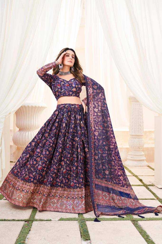 YNF CHINON GRO 7093 WHOLESALE LEHENGAS MANUFACTURER   